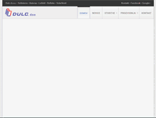 Tablet Screenshot of dulc.si